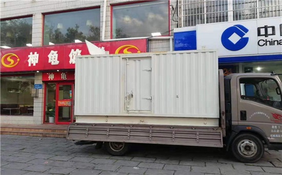 望奎出租发电机施工案例